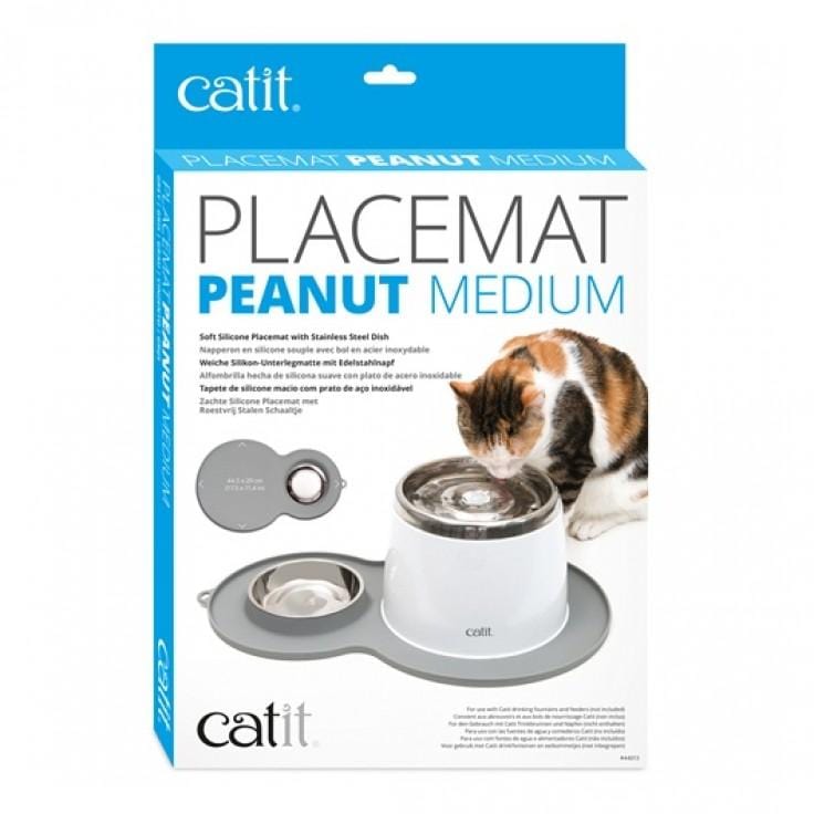 SENSES 2.0 Peanut Placemat Grey - My Cat and Co.