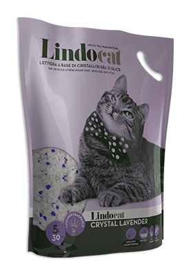Lindocat Crystal Silicagel Lavendar 5lt - My Cat and Co.